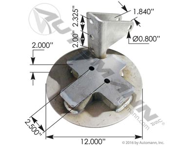 MHT1000 | Air Spring Mounting Plate | Hendrickson