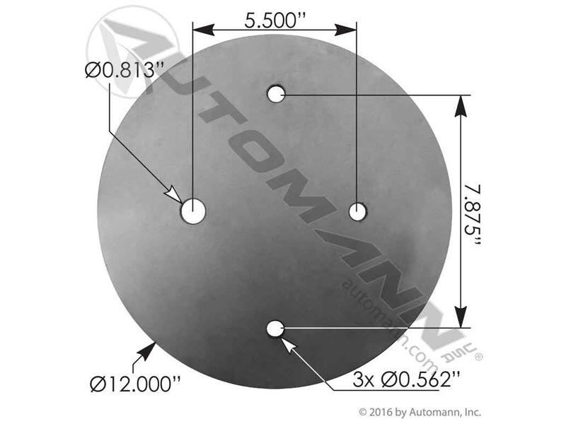 MHT1015 | Air Spring Mounting Plate | Hendrickson