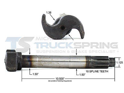 Drive Axle Camshafts For Semi Truck And Tractor Air Brakes