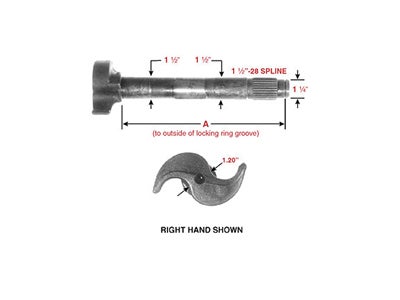 Camshafts For Semi Truck, Tractor And Trailer Air Brakes