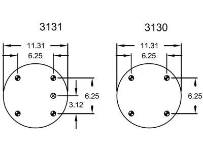 W01-358-7145 | Firestone Airide Air Spring | Double Convoluted | 21