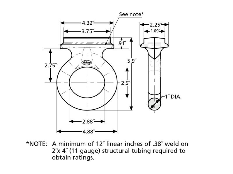 DB-010EJ1 | Holland 5 Ton Lunette Ring