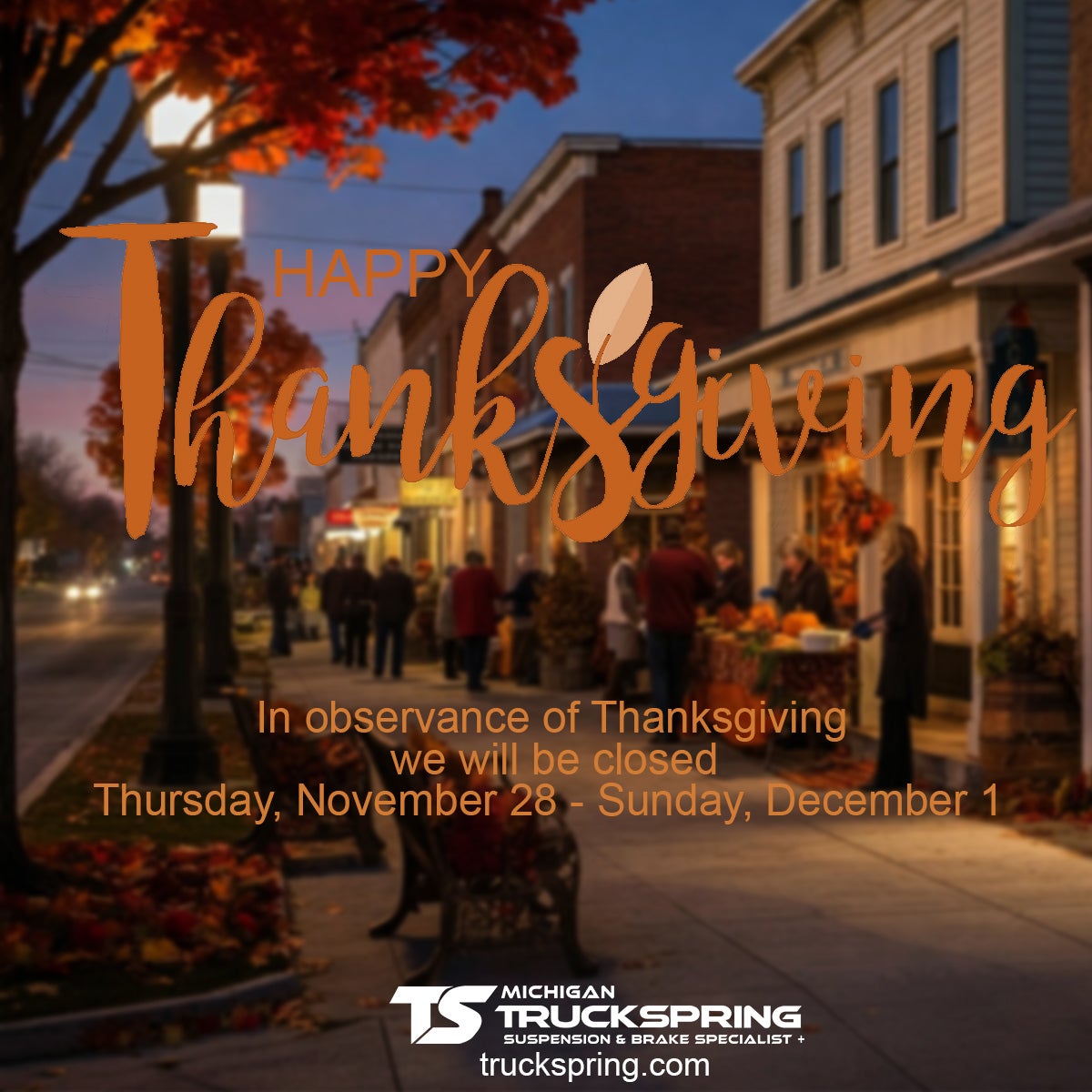 Happy Thanksgiving - truckspring.com