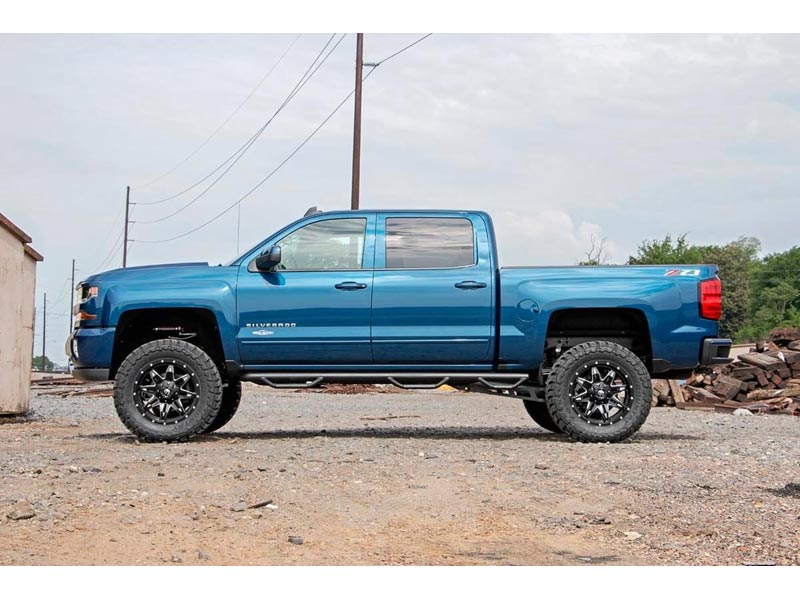 17450, Rough Country 7 inch Suspension Lift Kit for the Silverado ...