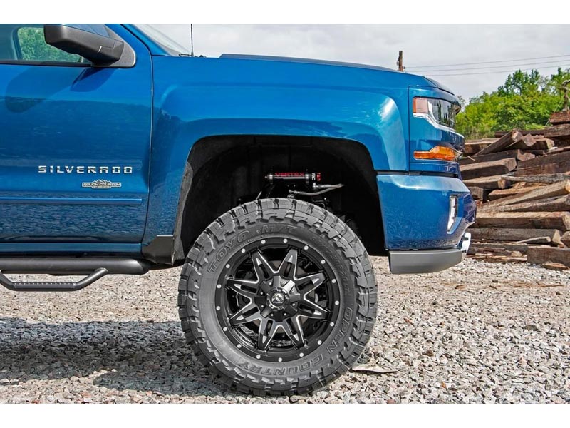 17450, Rough Country 7 inch Suspension Lift Kit for the Silverado ...