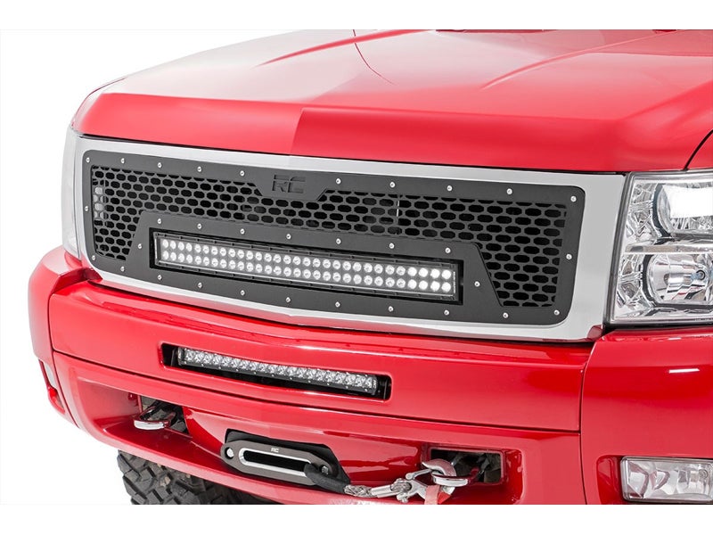 rough country light bar grill