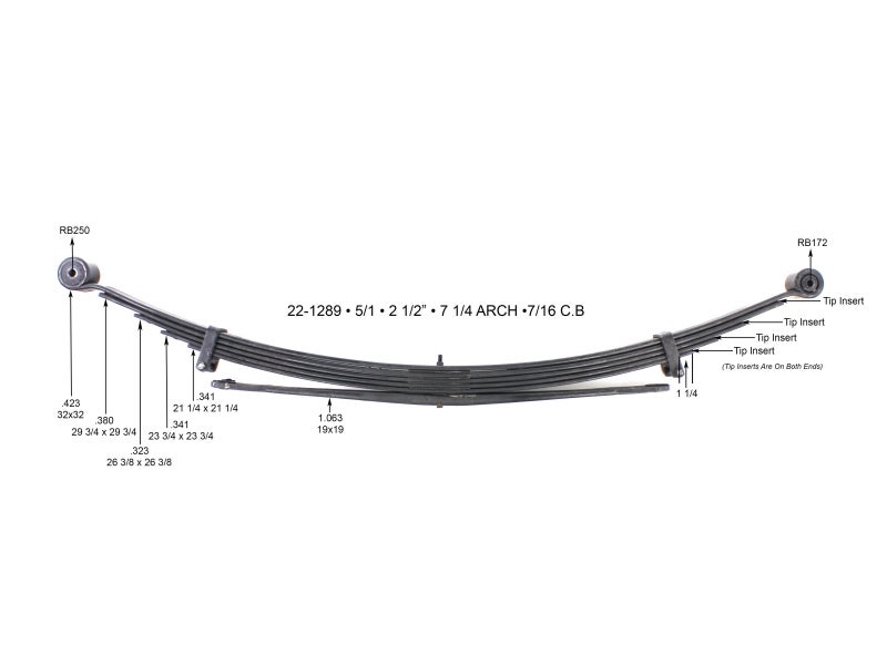 Leaf Springs 22-1289 | 2003 Chevrolet Silverado 1500 HD